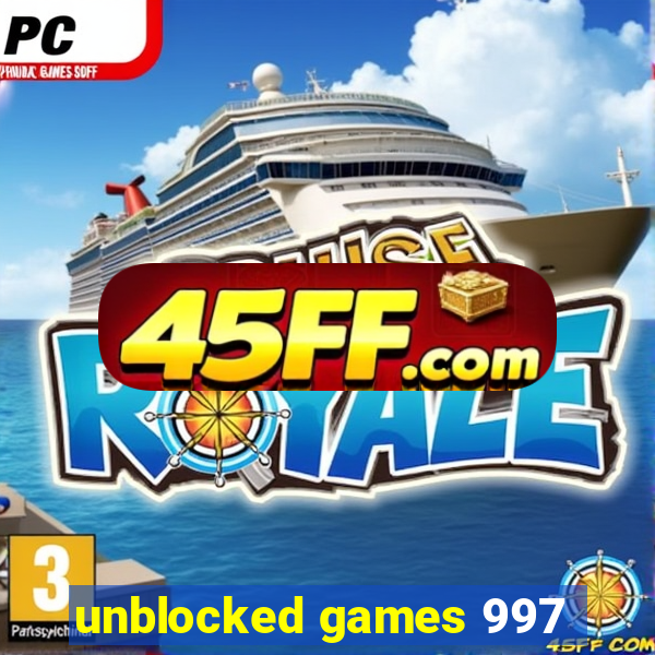 unblocked games 997